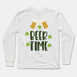 Beer Time - St. Patricks Day Long Sleeve T-Shirt